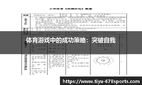 体育游戏中的成功策略：突破自我